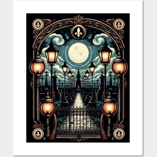 NOLA Midnight graveyard Posters and Art